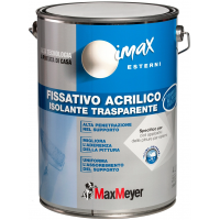 FISSATIVO ISOLANTE ACRILICO  TRASPARENTE ALL'ACQUA FLACONE DA 4 LT 