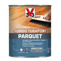 Fondo Turapori per Parquet H2O - Flacone da 0,75 Litri - Incolore