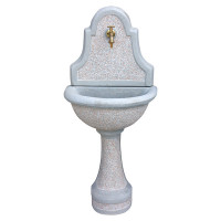 FONTANA A MURO DORA GRIGIA  H120 L53 P35 cm 