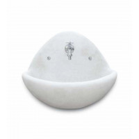 Fontana a muro Fradusta bianca cm 54x25x46 Kam