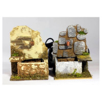  Fontana con Pompa Cm. 13x10x11/13 per presepe 