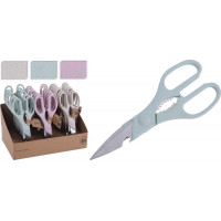 Forbici in Polipropilene e Acciaio Inox cm 20 - Colori Assortiti