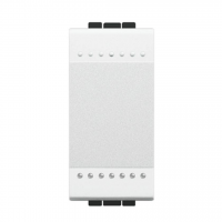 FP LL pulsante 1 posto NO 10A 1m bianco 