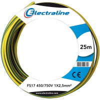 Cavo Fs17 1x2,5 mt 25 giallo/verde