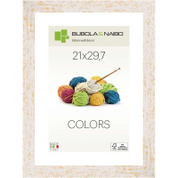 cornice andy in legno serie colors colore bianco 21x29.7 cm