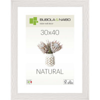 CORNICE  SANDRA IN LEGNO SERIE TRENDY BIANCO 30X40 CM  