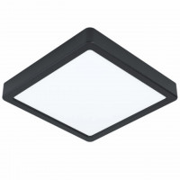 Plafoniera Led Fueva 5 Nera 17W Eglo