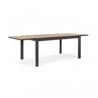 Tavolo allungabile Belmar naturale/antracite 160/240x100 Bizzotto Andrea