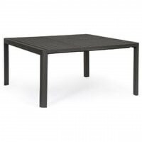Tavolo allungabile Kiplin antracite 97/150x150 Bizzotto Andrea