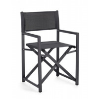 Sedia regista Taylor grigio scuro/antracite Bizzotto Andrea
