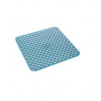 Geo tappeto antiscivolo doccia 53x53 cm azzurro