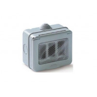 Electraline contenitore stagno, 3 posti, grigio