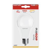 Lampadina Goccia LED 12W 75W E27 3000K