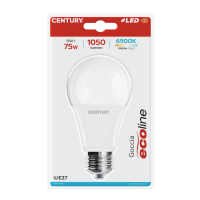 Lampadina Goccia LED 12W 75W E27 6400K