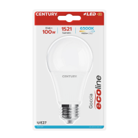 Lampadina Goccia LED 15W 90W E27 6400K
