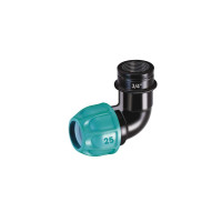 CLABER Gomito Ø 3/4” filetto 3/4” F