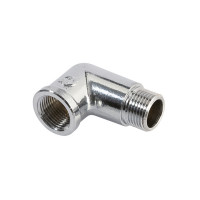 Gomito 3/8 Mf Ottone cromato