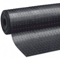 PAVIMENTO GOMMA BOLLO NERO H 125 cm 