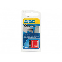 Rapid graffe a filo fine n  53 con punte da 12 mm, confezione  da 1080 pz