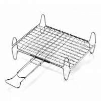 Graticola doppia con piedi cm 27x37 Ompagrill