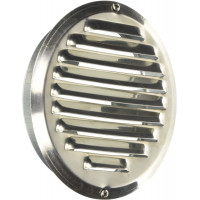 Griglia aerazione in acciaio inox tonda da incasso D,120 mm