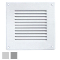 GRIGLIA LAMIERA QUADRA RETE BIANCA  140X140 MM 