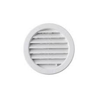  griglia aerazione tonda  ad incasso in plastica D. 150mm 