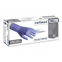 Guanti In Nitrile Alto Spessore Reflexx 99 - gr. 8,8 (M) confezione da 50 pz