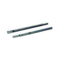Guide per Cassetti Scorrevoli a Sfera Mont-Fresata H17 - 251/246 mm, Acciaio Zincato Colore Grigio