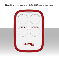 Radiocomando Tx4 Evo Rosso multifrequenza 