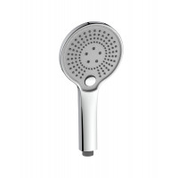 Doccia cromata e grigia con 3 getti - Serie Amos D.11.5 cm attacco 1/2" 