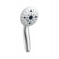 Doccia in abs cromata a 7 getti della serie Apollo D.11 cm  attacco universale 1/2"