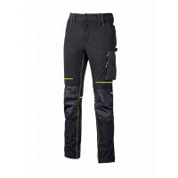Pantalone da lavoro U-Power Atom Black Carbon Taglia XXL