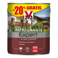 V33 Impregnante Expert solvente noce chiaro flacone da 3 Lt