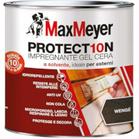 Impermeabilizzante Protettivo per Legno Wengé - Finitura Satinata con Cera - 0,75 L