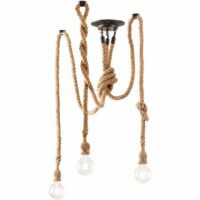 Plafoniera Rope Corda 3xE27 Fan Europe
