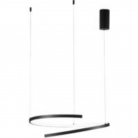 Lampada a sospensione Led Moma nera 38W Fan Europe