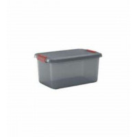 Scatola portaoggetti K Latch Box L grigio trasp. 59x39x28 Keter
