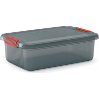 K LATCH BOX 59X39X18CM  GRIGIO TRASPARENTE