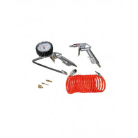 Kit Accessori Pneumatici Per Compressore 3 + 3 Pistola e Tubo Con Raccordi Valex 1559904
