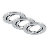 INTEC LIGHT Matrix 3 pezzi porta faretto LED ad incasso 6w 400lm 