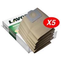 Kit 5 sacchetti raccoglitori in carta per Aspiratori Lavor