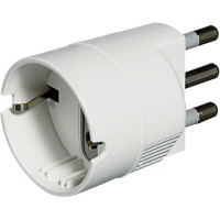 Bticino adattatore spina  16a e presa tedesca, colore bianco, presa schuko