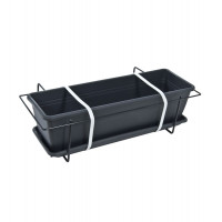 KIT CASSETTA PER PIANTE MARE CM 50 ANTRACITE 