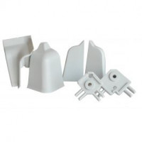 KITOP ANGOLATE SPIGOLO TERMINALE   10 MM  GRIGIO 