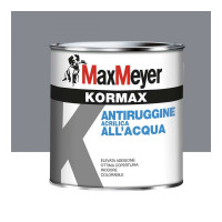 Maxmeyer fondo antiruggine acqua grigio kormax flacone da 750ml