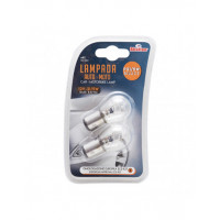 Lampada 2 filamenti bay 15d  12v 5w Confezione da 2pz  