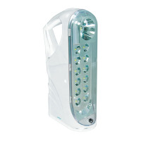 torcia led ricaricabile anti black out portatile con presa usb 12 led 
