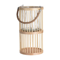 LANTERNA BAMBU 16x30 cm 