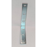 LASTRINA  ANGOLARE RINFORZATA 160X160X20X5MM  ACCIAIO ZINCATO 